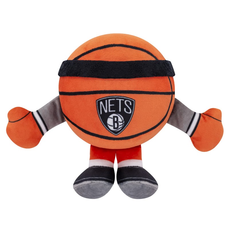 Bleacher Creatures Brooklyn Nets 8"" Kuricha Basketball Sitting Plush- Soft Chibi Inspired Plush - Image 5